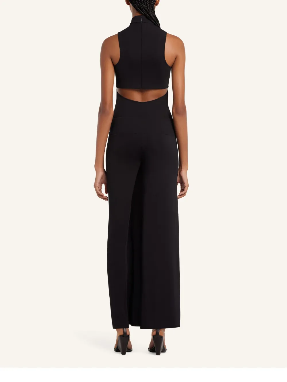 Shop Courrèges Inifinity Trousers In ブラック
