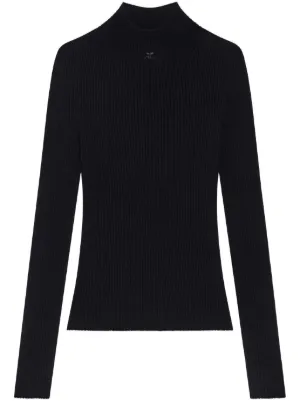 Helmut Lang Open Back Jumper | Black | FARFETCH