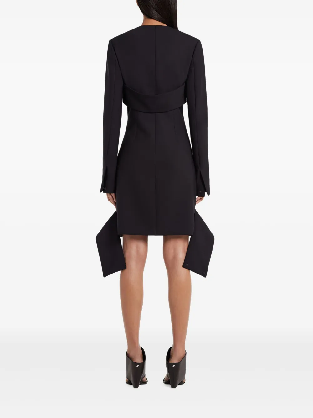 Courrèges Infinity mini-jurk Zwart