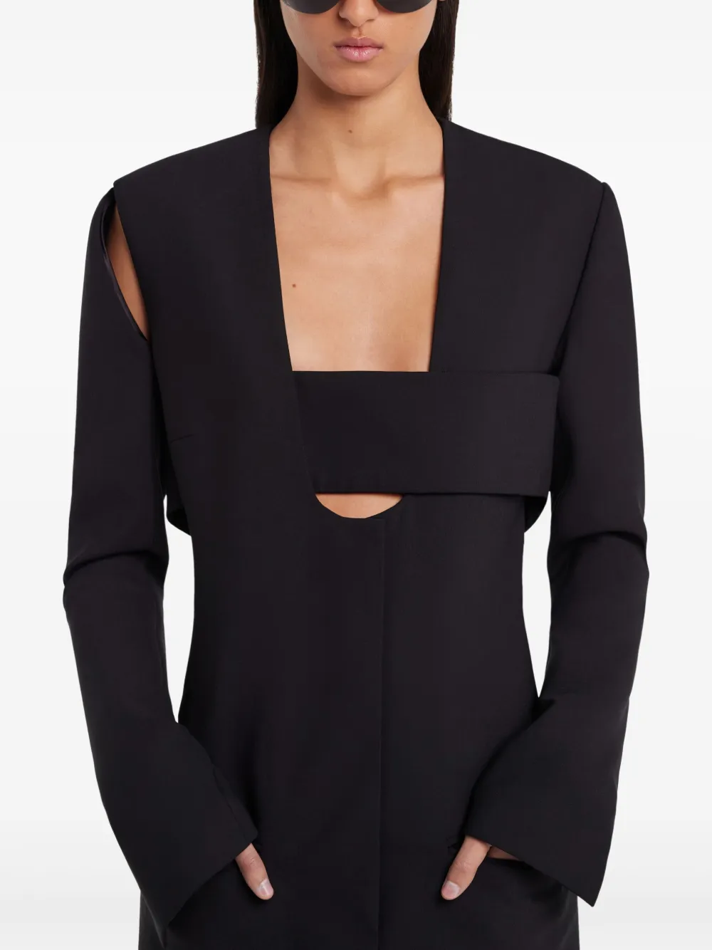Courrèges Infinity mini-jurk Zwart