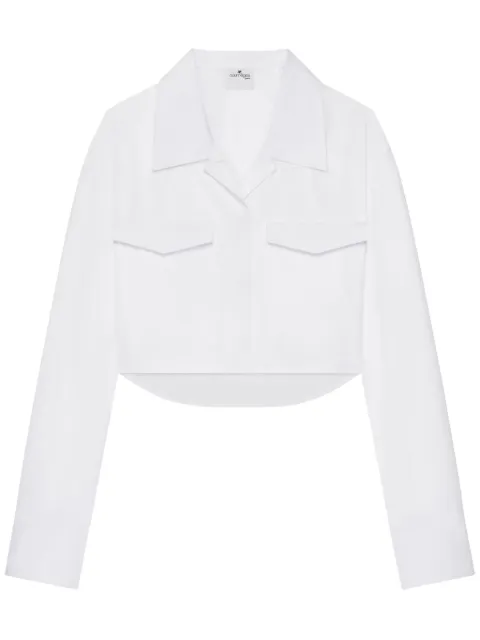 Courrèges cropped poplin shirt