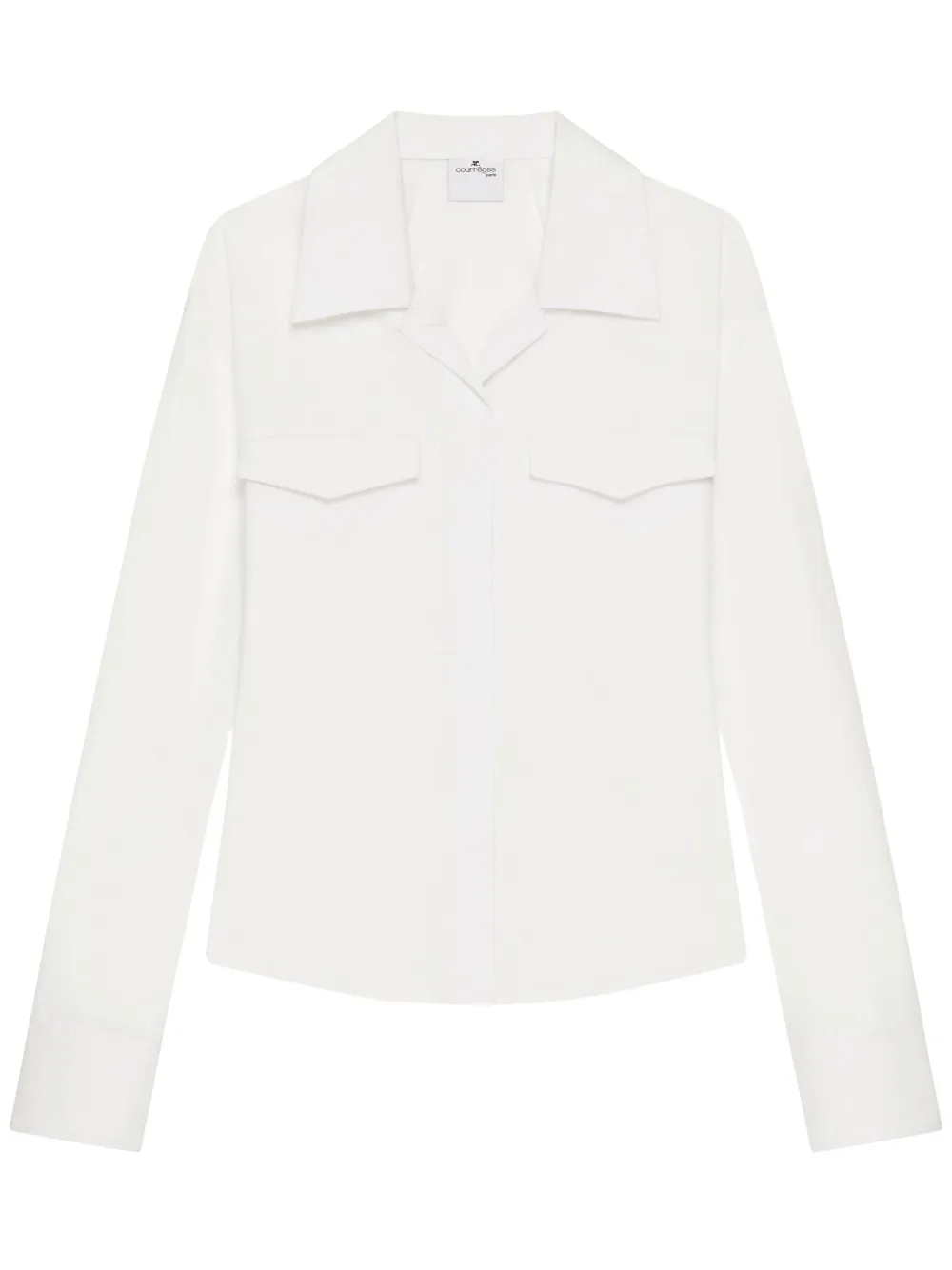 Courrèges camisa con dos bolsillos | blanco | Image 1