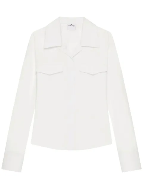 Courrèges two-flap pocket shirt 