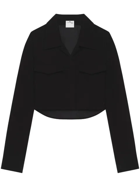 Courrèges cropped cotton shirt