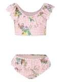 Camilla Kids check-pattern bikini - Pink