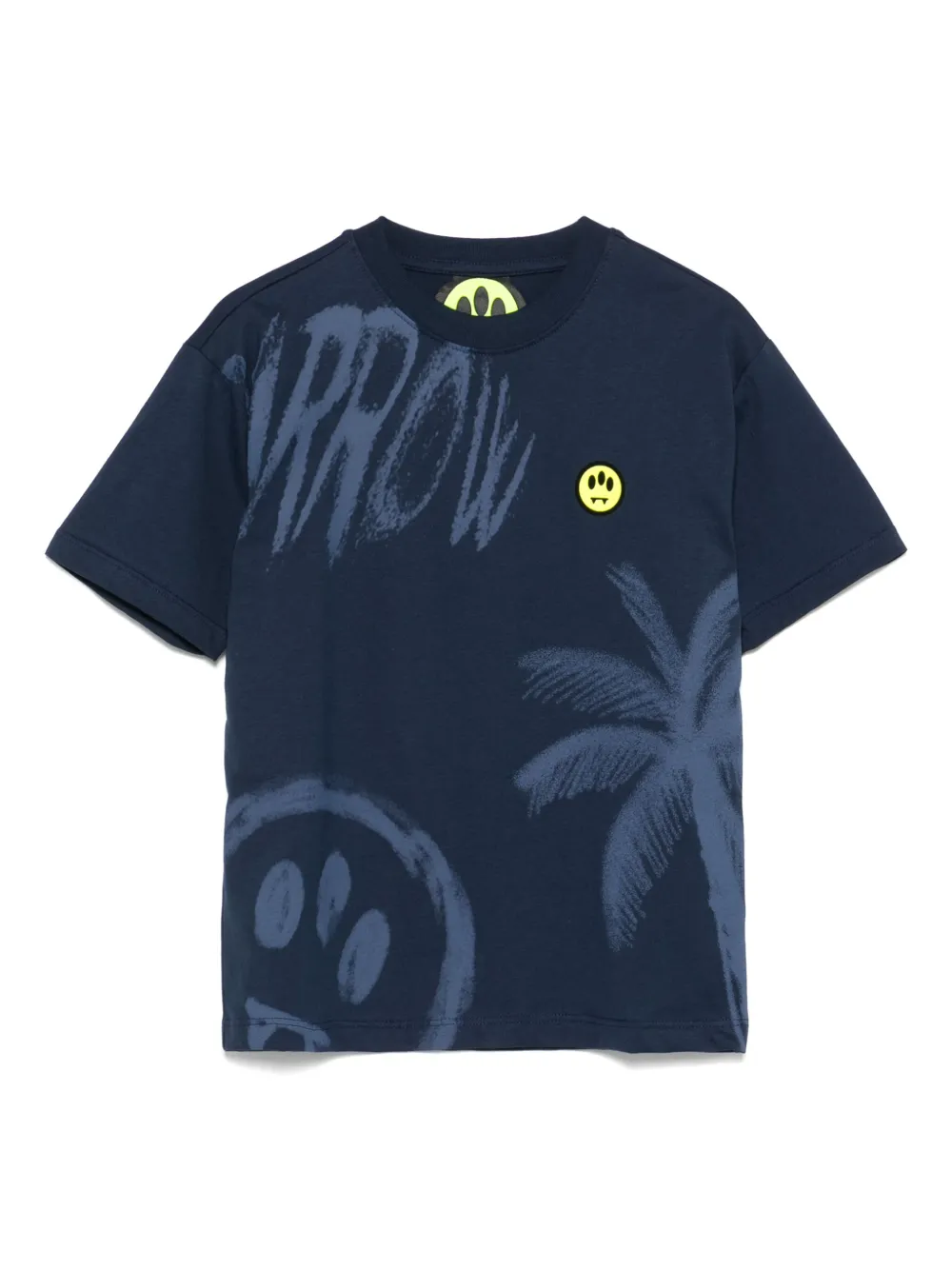 Barrow kids T-shirt met logoprint Blauw