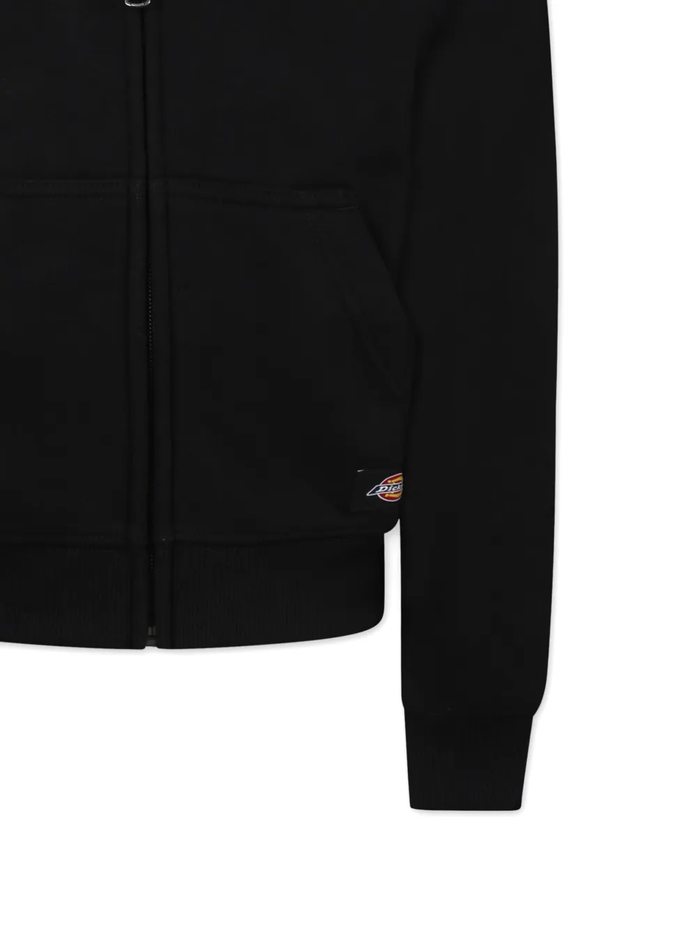 DICKIES Hoodie met logo-applicatie Zwart