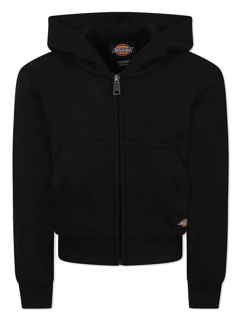 DICKIES Hoodie met logo-applicatie Zwart