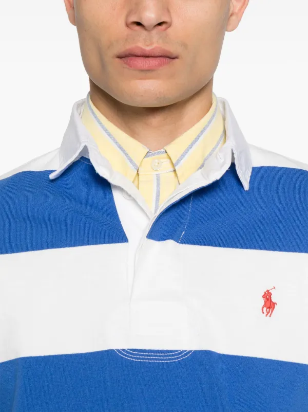 Polo Ralph Lauren ストライプ ポロシャツ | ブルー | FARFETCH JP
