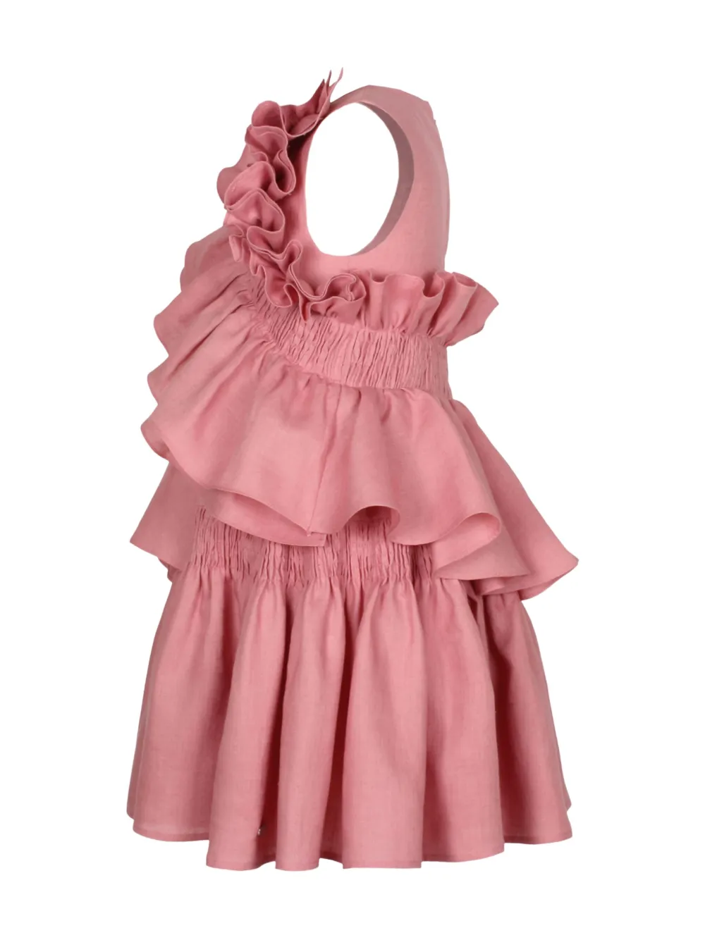 JESSIE AND JAMES Jurk met ruches Roze