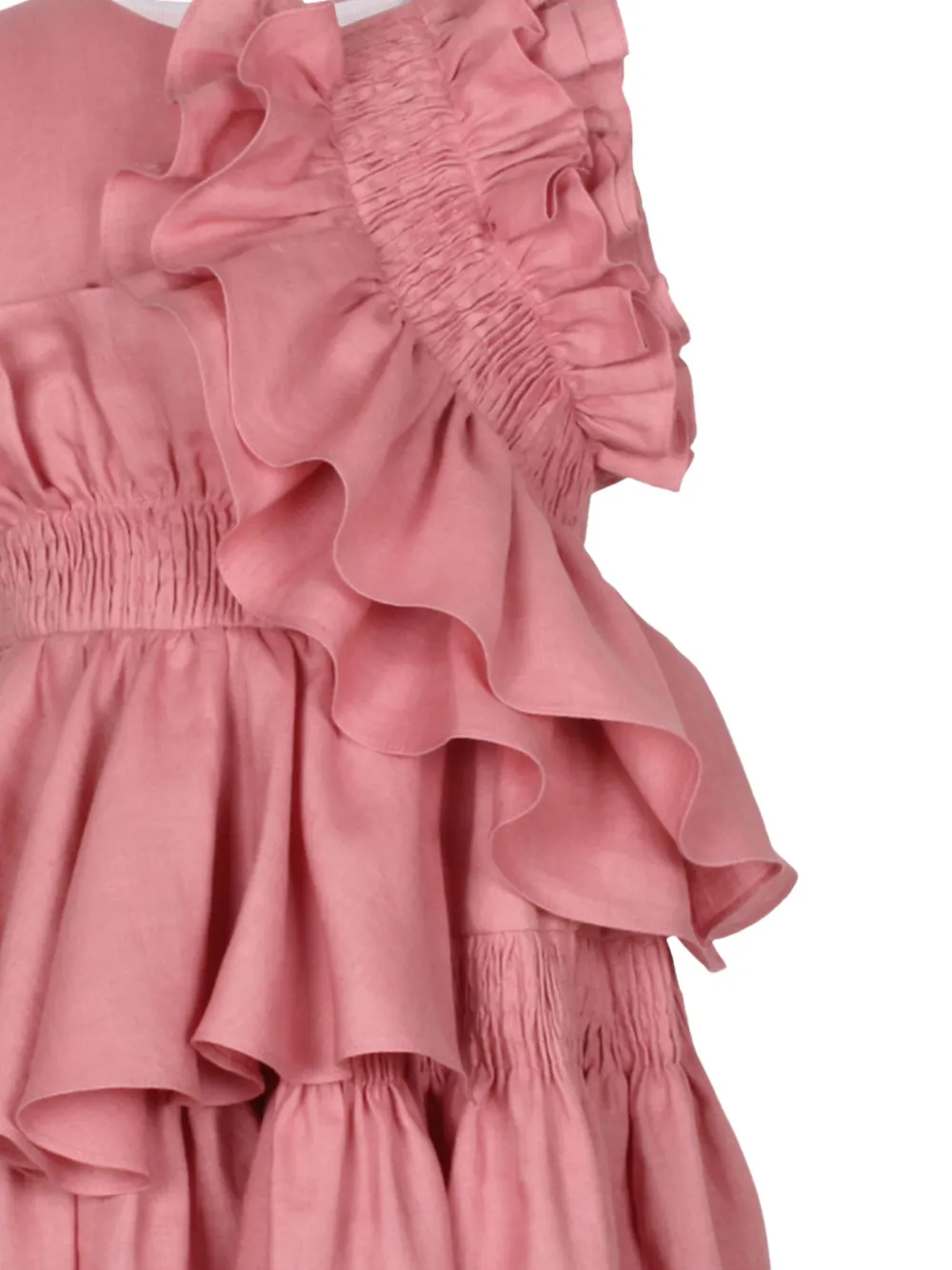 JESSIE AND JAMES Jurk met ruches Roze