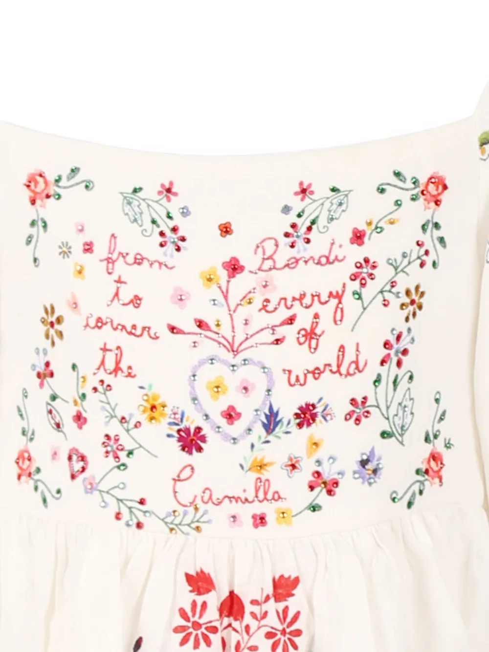 CAMILLA FAITH LUCK & JUSTICE-PRINT DRESS
