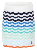 CASABLANCA KIDS Gradient Wave skirt - White