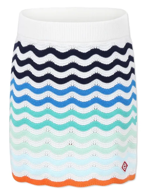 CASABLANCA KIDS Gradient Wave skirt