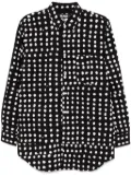 Black Comme Des Garçons Filip Pagowski polka-dot shirt