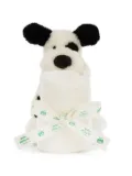 Jellycat Bashful Puppy soother - White