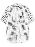 Black Comme Des Garçons Filip Pagowski polka-dot shirt - White