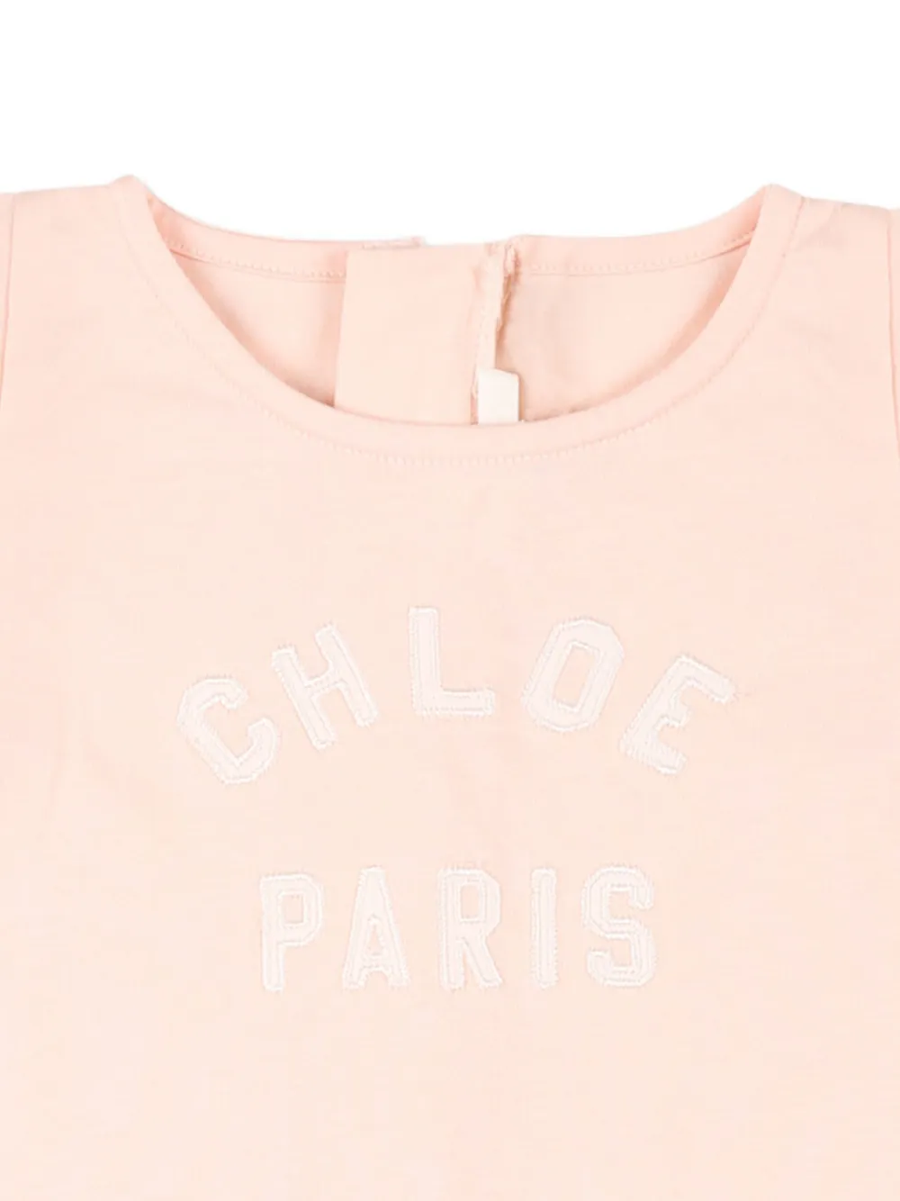 Chloé Kids Katoenen jurk Roze