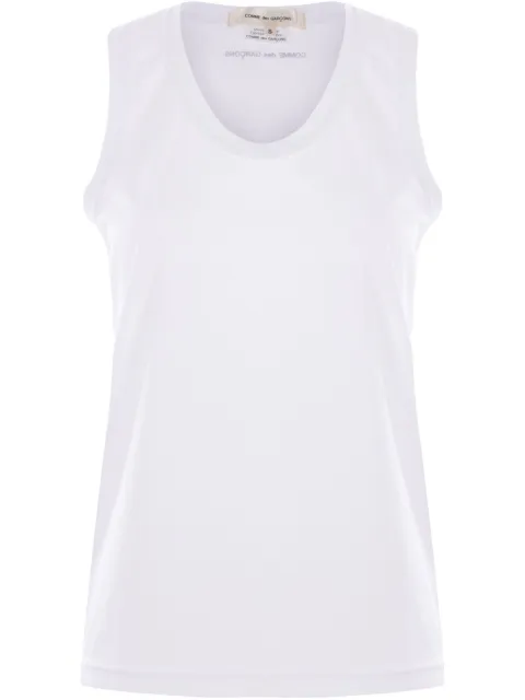 Comme Des Garçons branded sleeveless t-shirt 