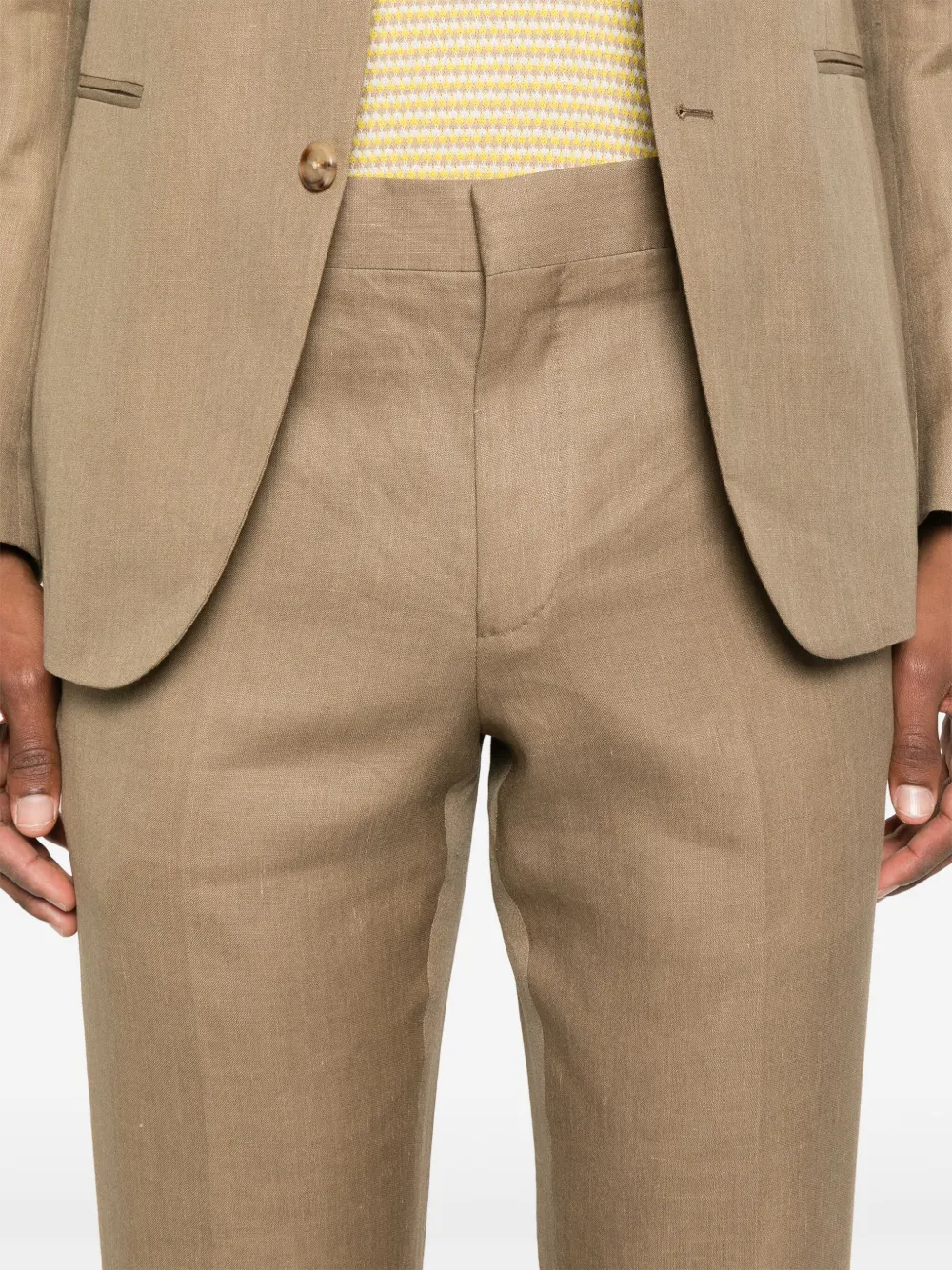 Lardini Pak met broche detail Beige