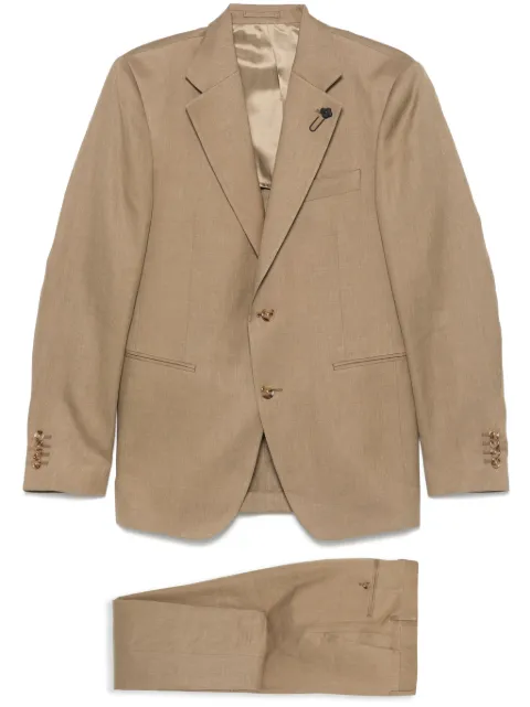 Lardini costume à détail de broche