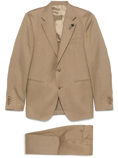 Costume à détail de broche - Lardini - Modalova