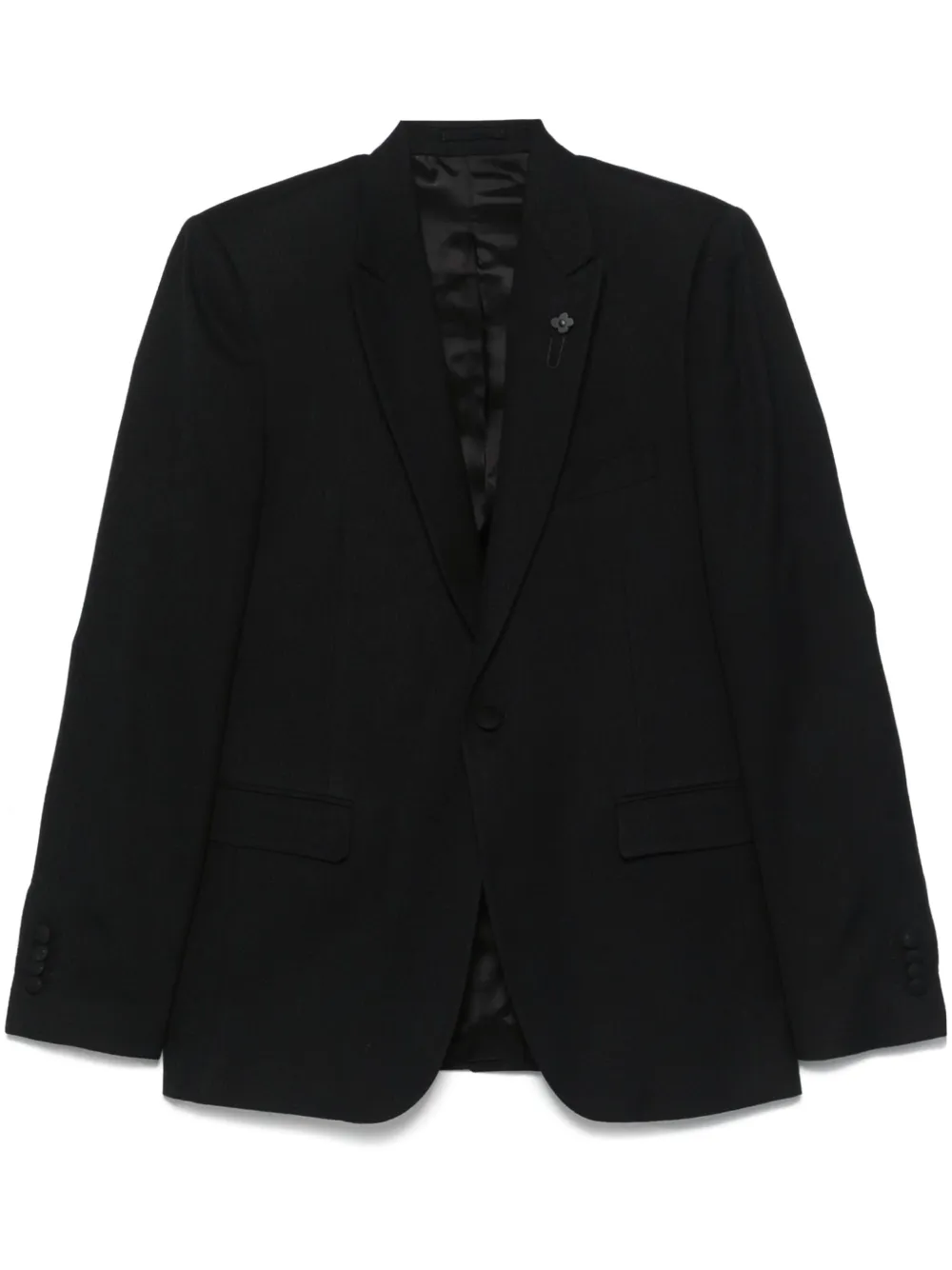 Lardini Blazer met broche Zwart