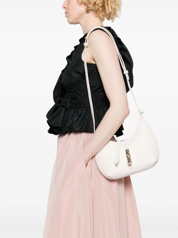 Furla Goccia Cross Shoulder Bag | White | FARFETCH
