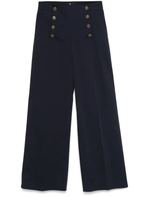 ETRO Pegaso-buttons trousers 