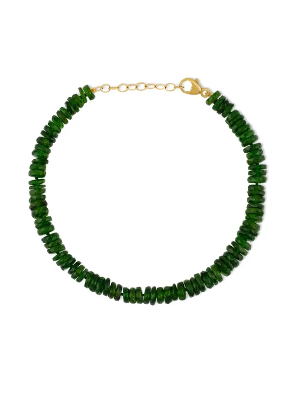 Jia Jia 14CT Yellow Gold Aurora Chrome-diopside Bracelet in Green