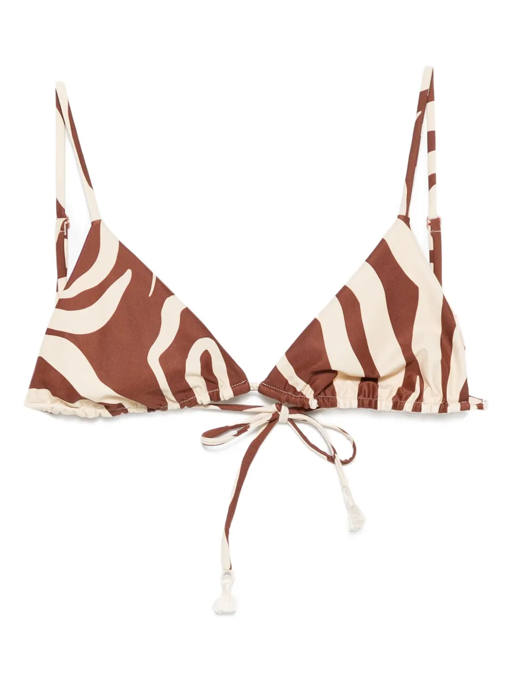 Johanna Ortiz Konibo bikini top | Brown | Image 1