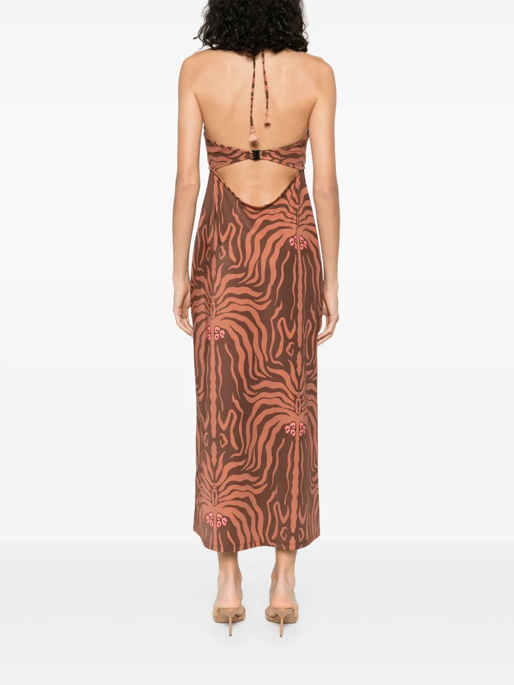Shop Johanna Ortiz Jungle Palms Midi Dress