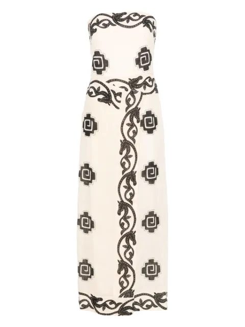 Johanna Ortiz vestido midi Ancient