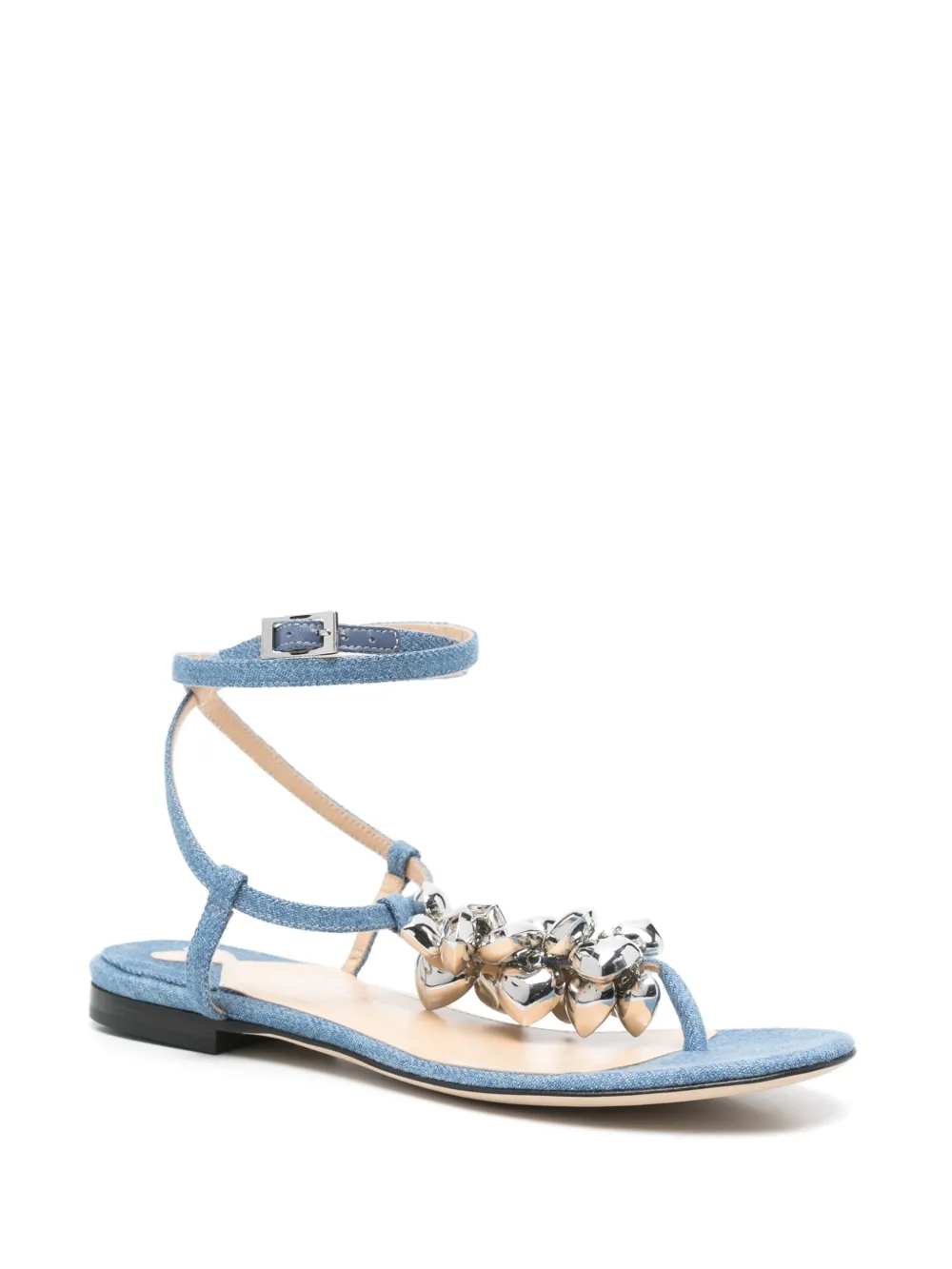 MACH & MACH heart-charm flat sandals | Sandals | Image 2