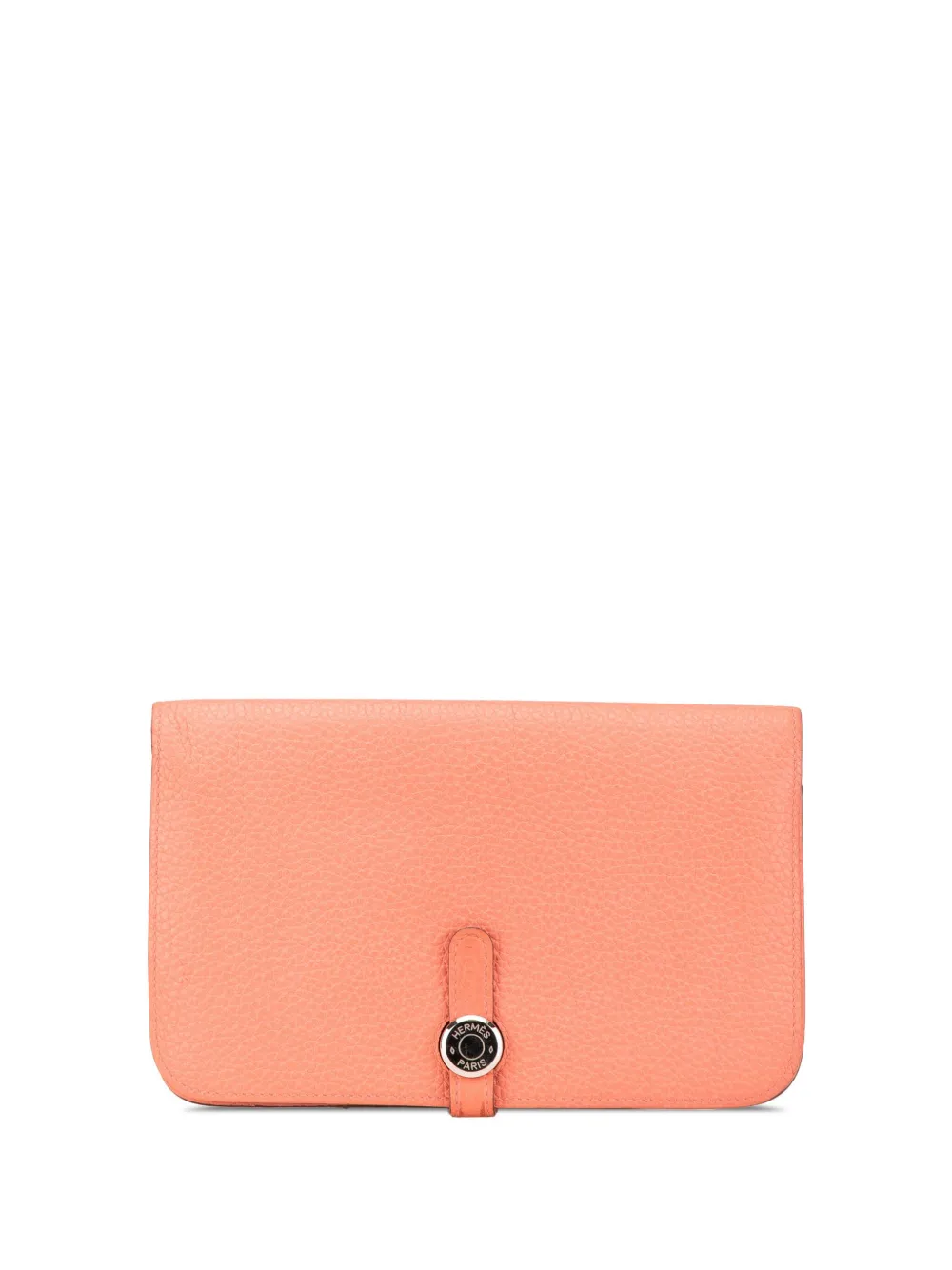 Hermès Pre-Owned 2016 トゴ ドゴン デュオ ウォレット GM 長財布 - オレンジ Hermès Pre-Owned 2016 トゴ ドゴン デュオ ウォレット GM 長財布 - オレンジ