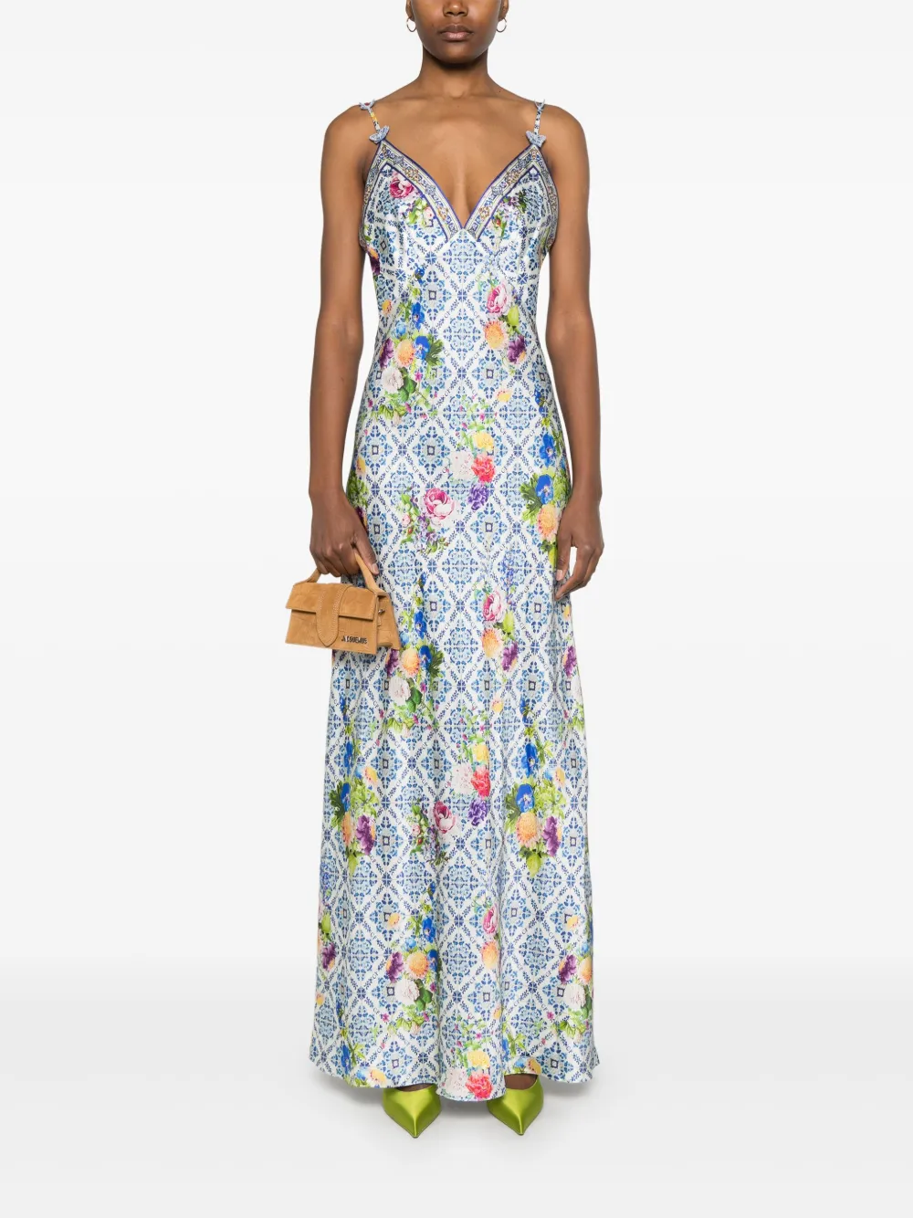 Camilla Wall to Wall Wonders maxi-jurk - Wit