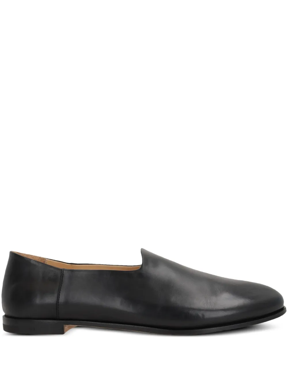 Premiata round toe loafers Black