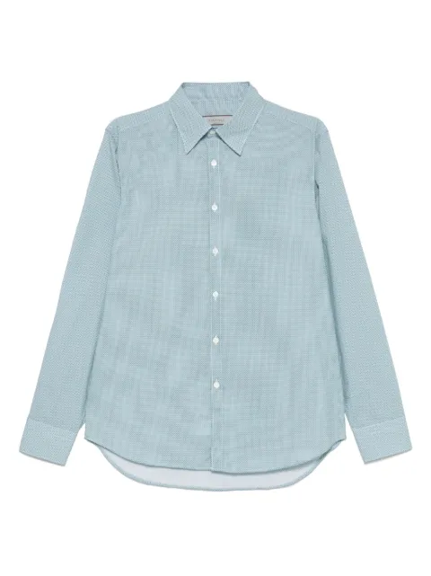 Canali geometric-pattern shirt