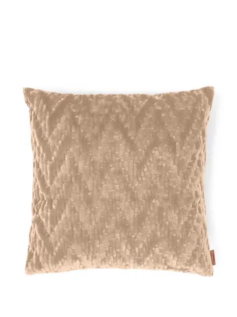 Missoni Home logo-tag cushion