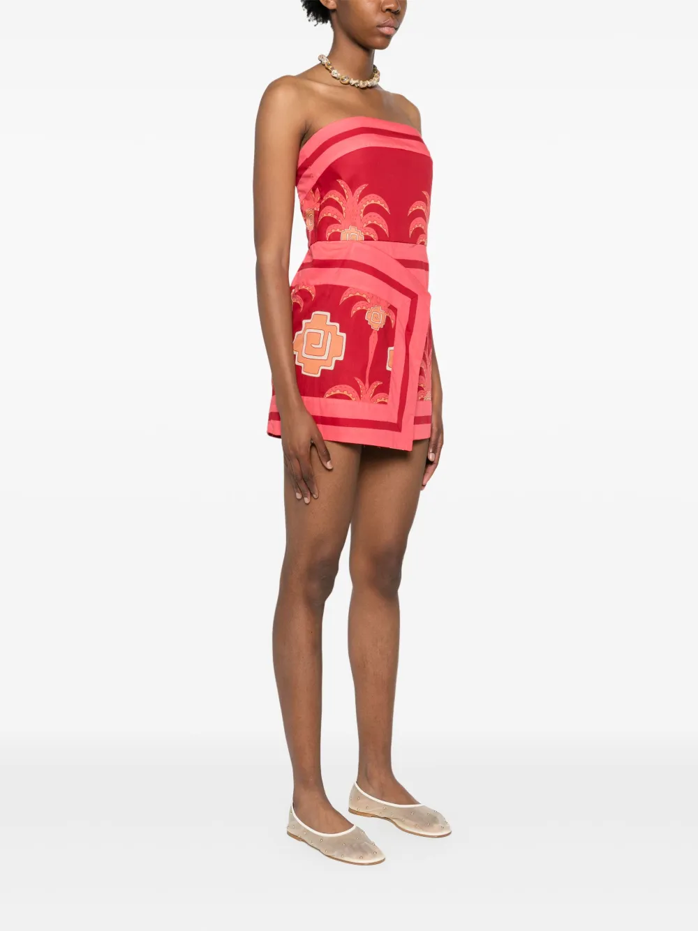Johanna Ortiz Ritual mini dress - Roze