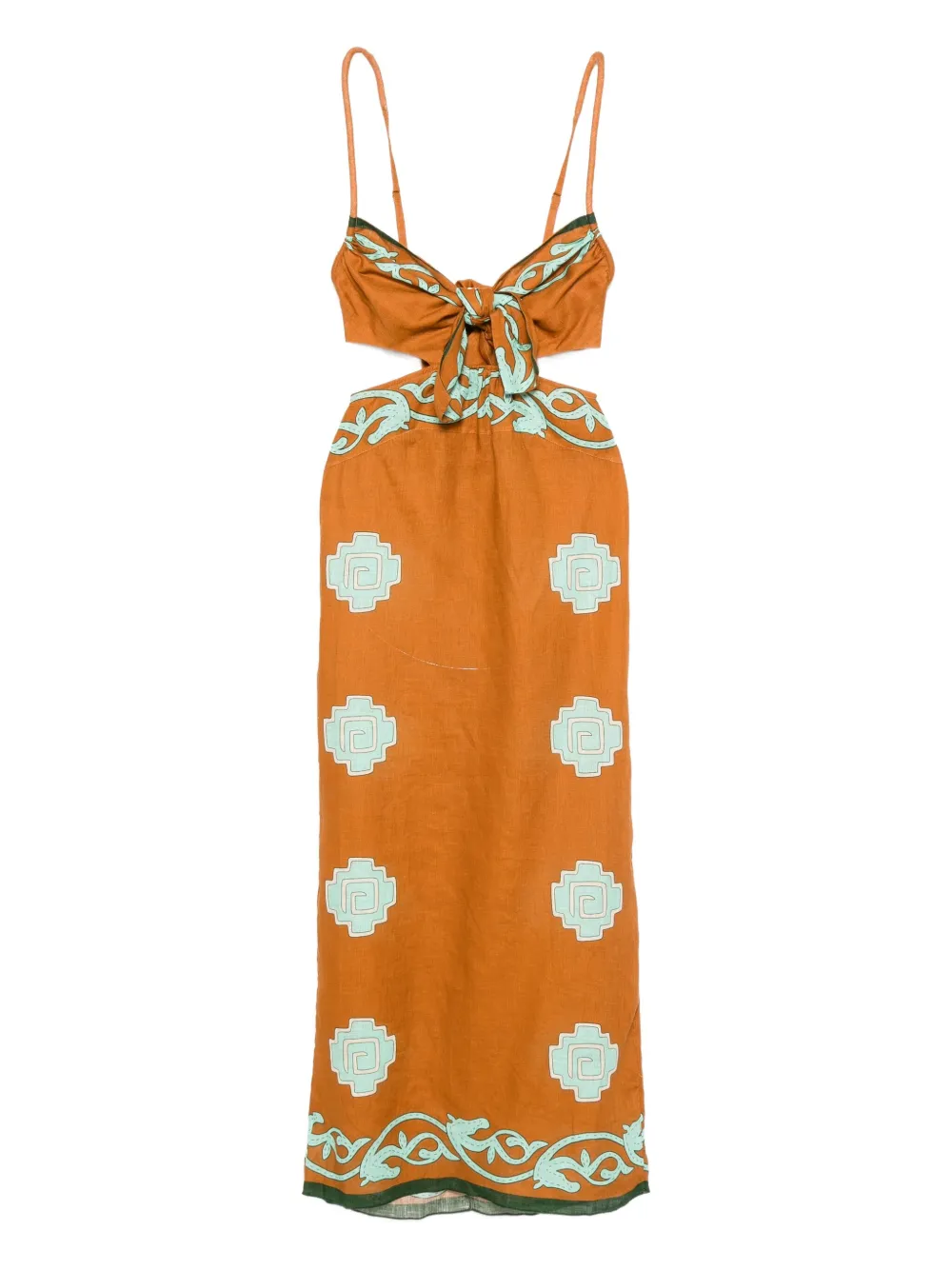 Los Siete Mares midi dress