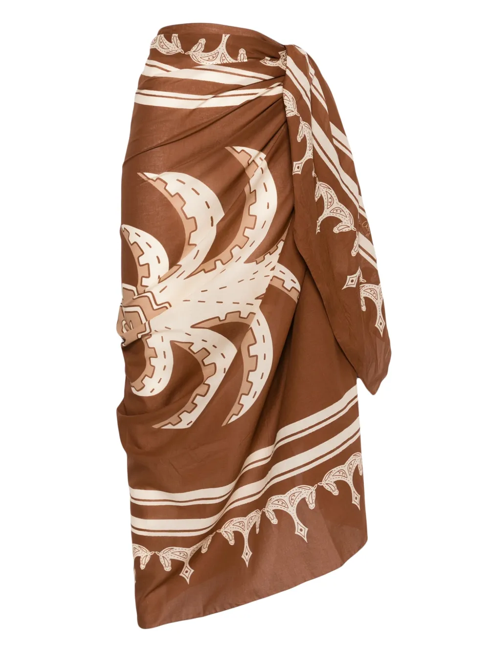Johanna Ortiz pareo Ancestral Palm | marrón | Image 1