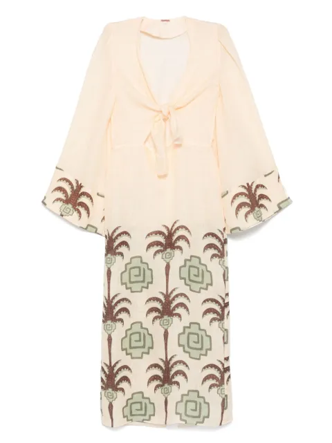 Johanna Ortiz Sailing Flags midi dress
