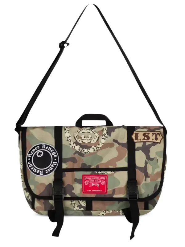 NEW Stussy X Denim Tears Messenger Bag Camo One Size (IN
