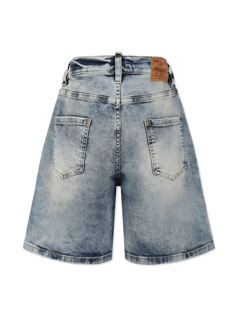 DSQUARED2 KIDS denim shorts - Blauw