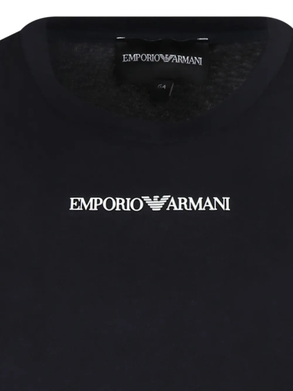 Emporio Armani Kids T-shirt met logoprint Blauw