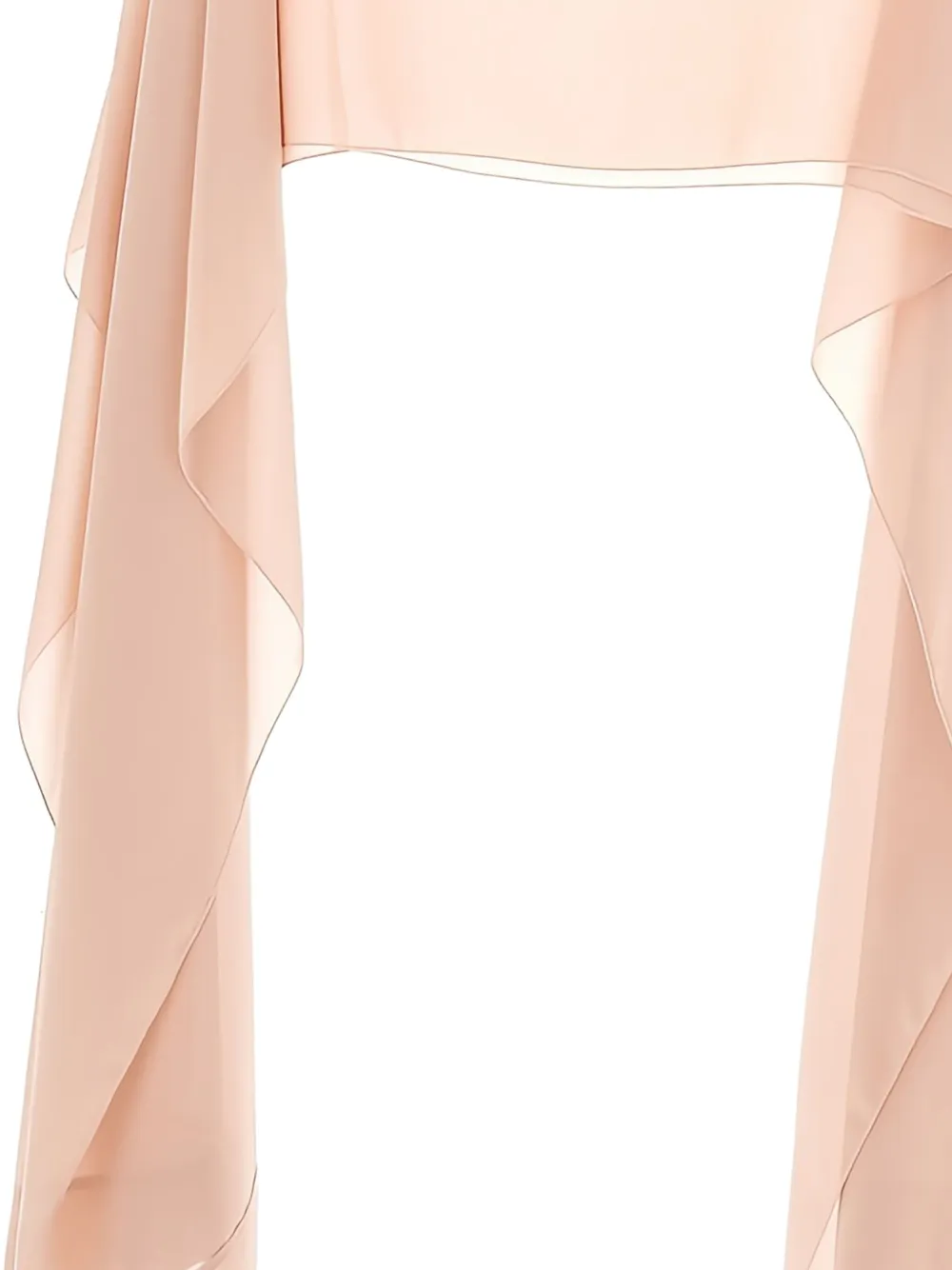 Talbot Runhof Chiffon Cape Shawl In Pink