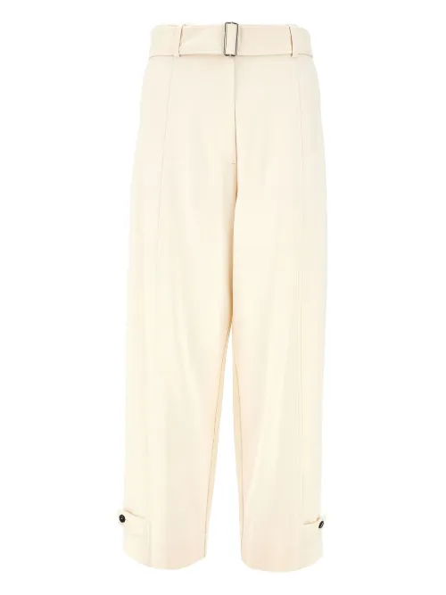 Pantalon à taille ceinturée - MSGM - Modalova