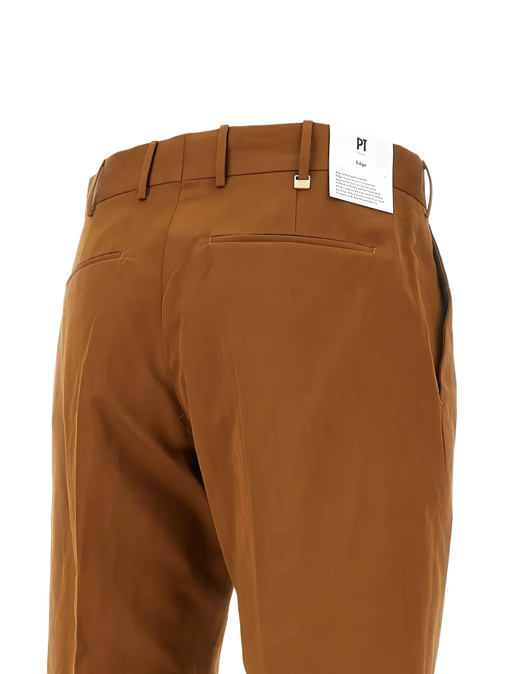 PT Torino Broek van linnenblend Bruin