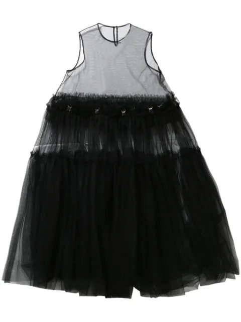 Noir Kei Ninomiya detachable-skirt dress